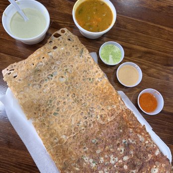 Swadeshi Frisco signature dishes Paneer Tikka MasalaDosaSamosas